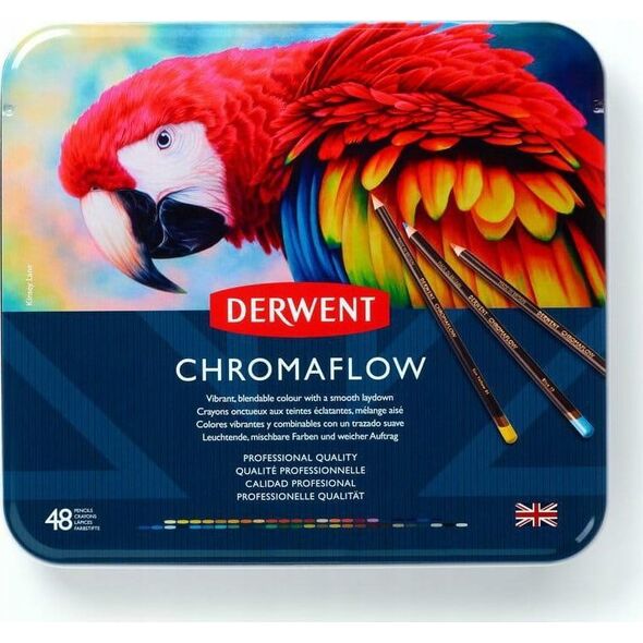 Derwent Kredki Derwent Chromaflow 48 pud metal 14061572 5028252627511