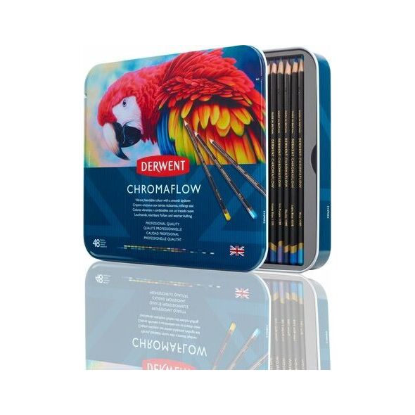 Derwent Kredki Derwent Chromaflow 48 pud metal 14061572 5028252627511
