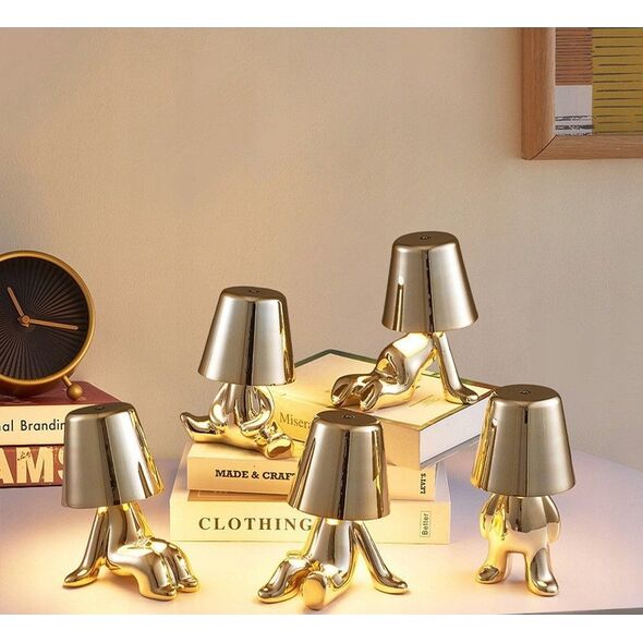 Lampka biurkowa OEM Lampka nocna GOLD MAN Art Deco stojący (wzór 8) MLTL 14061637 5903396269264