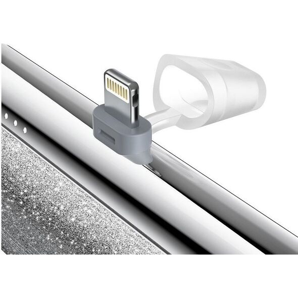 Powerbank Veger VEGER powerbank 5 000 mAh z wbudowanym złączem Lightning PD QC3.0 2,4A 12W PlugOn (W0573P) srebrny 14062119 6970453558523