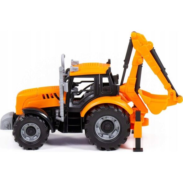 Polesie TRAKTOR KOPARKA 25X12X15 PROGRESS POM WADP WB12 14063804 4810344091543