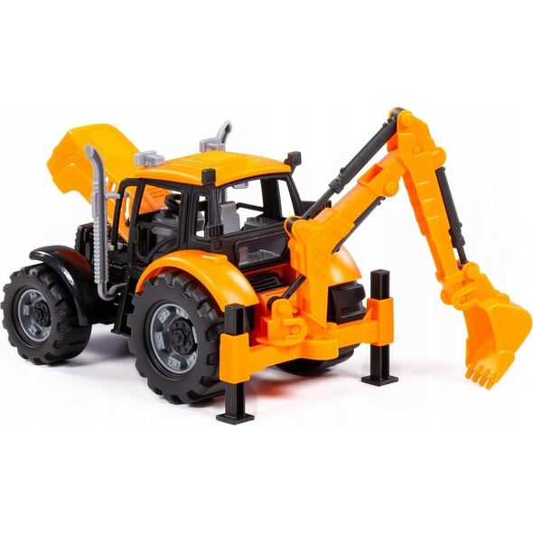 Polesie TRAKTOR KOPARKA 25X12X15 PROGRESS POM WADP WB12 14063804 4810344091543