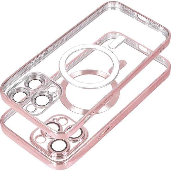 OEM Futerał ELECTRO MAG COVER kompatybilny z MagSafe do IPHONE 14 złoty róż 14064310 5903396209048