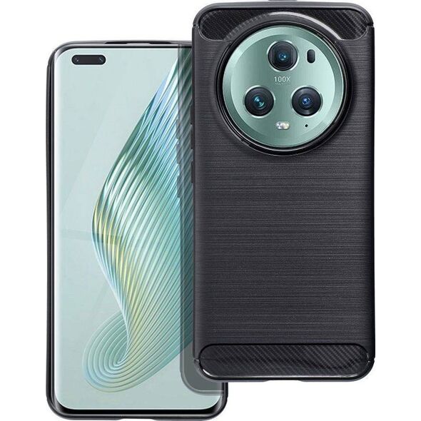 OEM Futerał CARBON do HONOR Magic 5 Pro czarny 14064325 5903396217425
