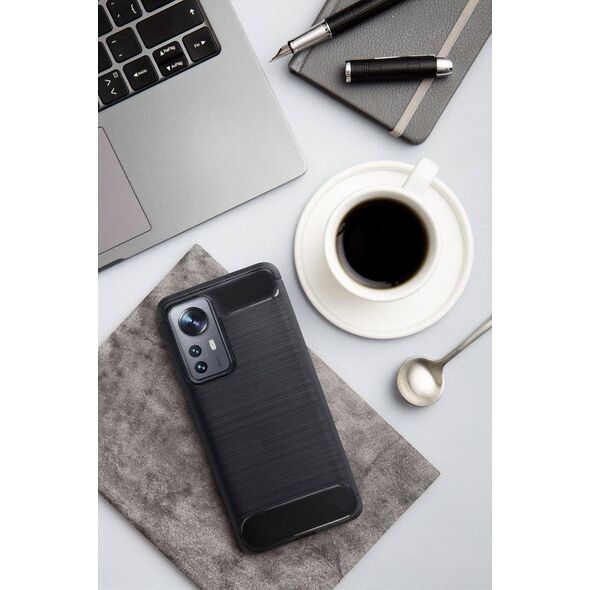 OEM Futerał CARBON do HONOR Magic 5 Pro czarny 14064325 5903396217425
