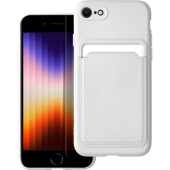 OEM Futerał CARD CASE do IPHONE 7 / 8 / SE 2020 / SE 2022 biały 14064348 5903396153587