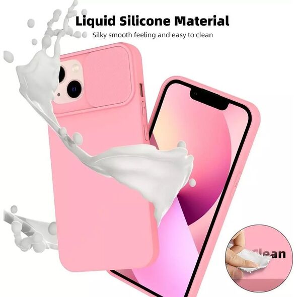 OEM Futerał SLIDE do IPHONE 15 Plus jasnoróżowy 14064373 5903396214127