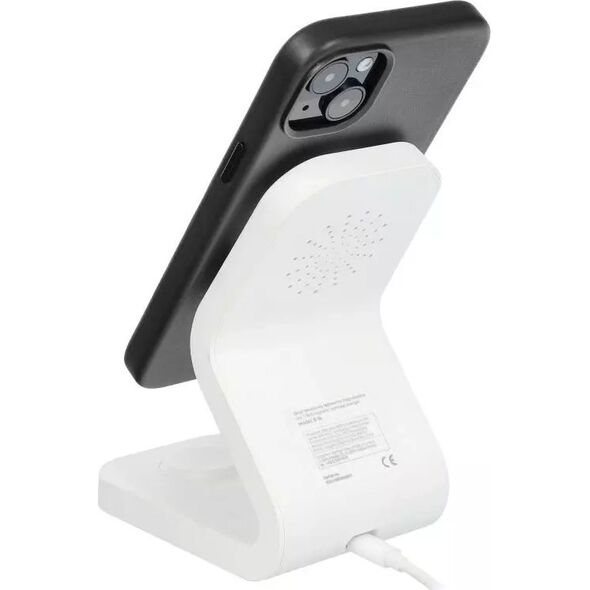OEM Futerał LEATHER MAG COVER kompatybilny z MagSafe do IPHONE 15 Plus czarny 14064799 5903396228353