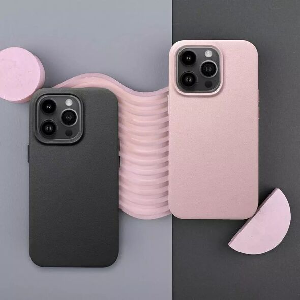 OEM Futerał LEATHER MAG COVER kompatybilny z MagSafe do IPHONE 15 Plus czarny 14064799 5903396228353