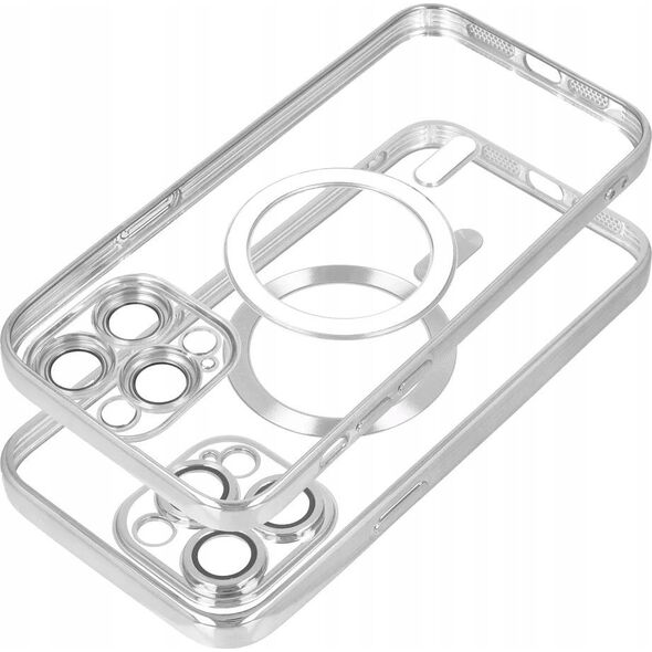 OEM Futerał ELECTRO MAG COVER kompatybilny z MagSafe do IPHONE 15 Pro srebrny 14064804 5903396228148