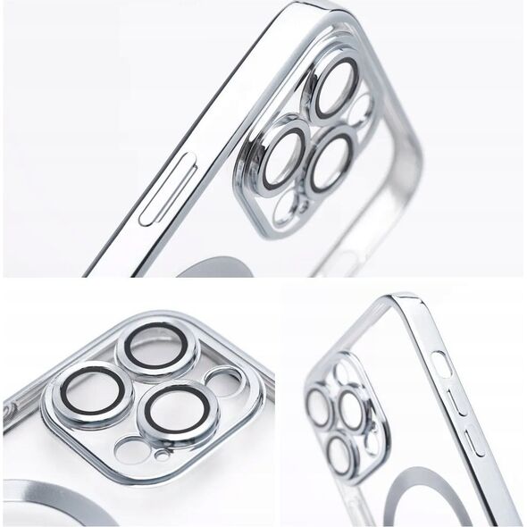 OEM Futerał ELECTRO MAG COVER kompatybilny z MagSafe do IPHONE 15 Pro srebrny 14064804 5903396228148