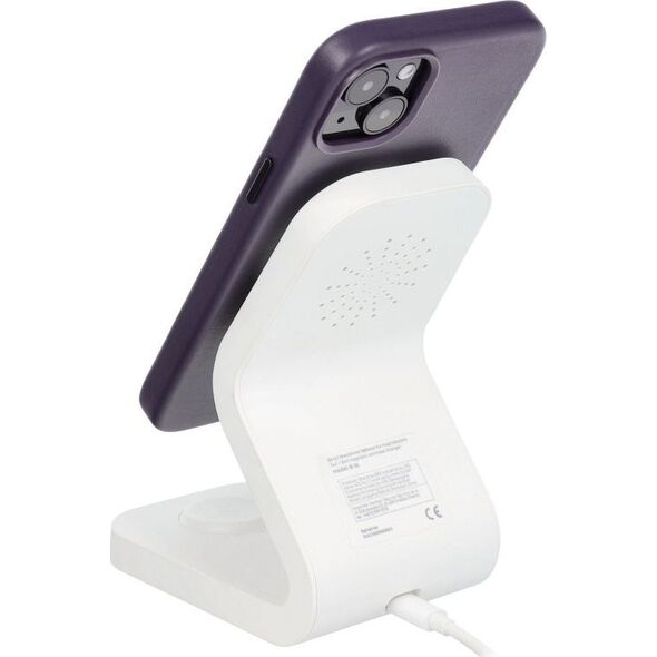 OEM Futerał LEATHER MAG COVER kompatybilny z MagSafe do IPHONE 15 ciemny fioletowy 14064805 5903396222375