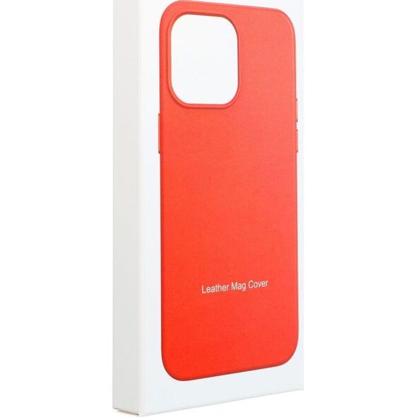 OEM Futerał LEATHER MAG COVER kompatybilny z MagSafe do IPHONE 15 Pro Max czerwony 14064810 5903396222702