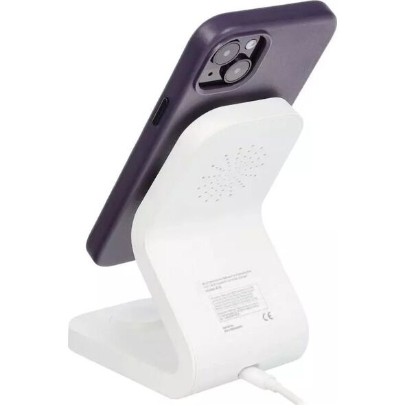 OEM Futerał LEATHER MAG COVER kompatybilny z MagSafe do IPHONE 15 Plus ciemny fioletowy 14064816 5903396222405