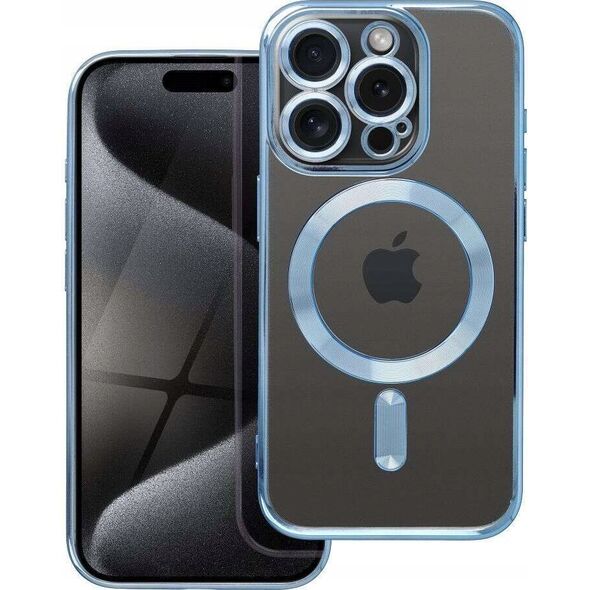 OEM Futerał ELECTRO MAG COVER kompatybilny z MagSafe do IPHONE 15 Pro niebieski 14064817 5903396228186