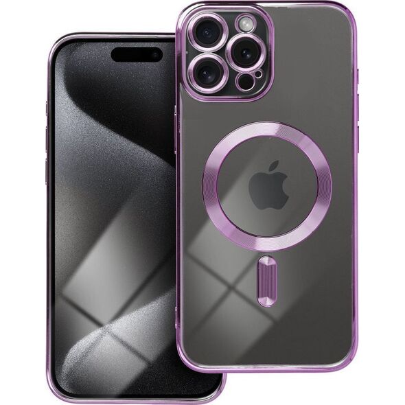 OEM Futerał ELECTRO MAG COVER kompatybilny z MagSafe do IPHONE 15 Pro Max fioletowy 14064819 5903396228230