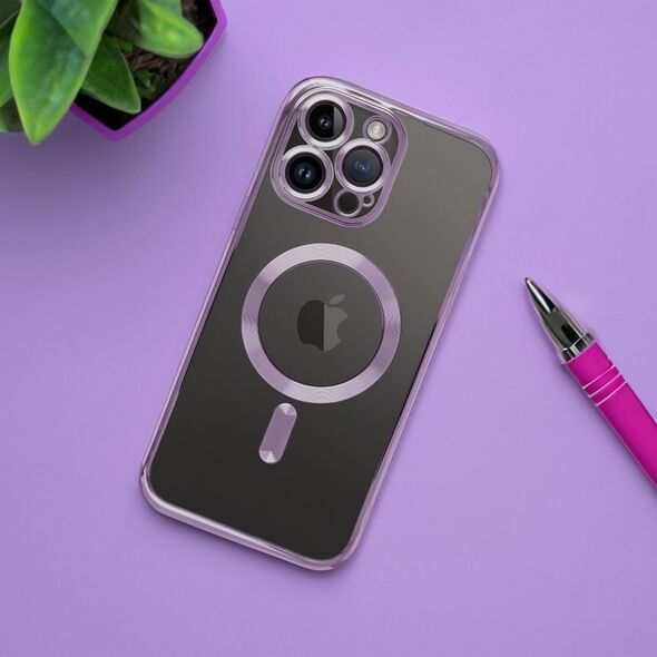 OEM Futerał ELECTRO MAG COVER kompatybilny z MagSafe do IPHONE 15 Pro Max fioletowy 14064819 5903396228230