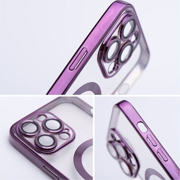 OEM Futerał ELECTRO MAG COVER kompatybilny z MagSafe do IPHONE 15 Pro Max fioletowy 14064819 5903396228230