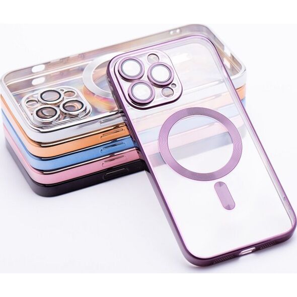 OEM Futerał ELECTRO MAG COVER kompatybilny z MagSafe do IPHONE 15 Pro Max fioletowy 14064819 5903396228230