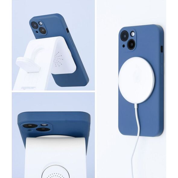 OEM Futerał SILICONE MAG COVER kompatybilny z MagSafe do IPHONE 14 niebieski 14064883 5903396179143