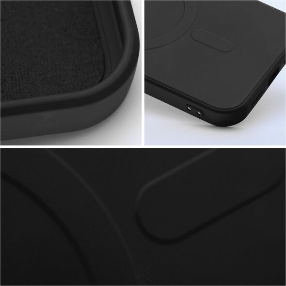 OEM Futerał SILICONE MAG COVER kompatybilny z MagSafe do IPHONE 14 Pro czarny 14064893 5903396178962