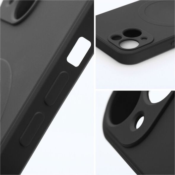 OEM Futerał SILICONE MAG COVER kompatybilny z MagSafe do IPHONE 14 Pro czarny 14064893 5903396178962