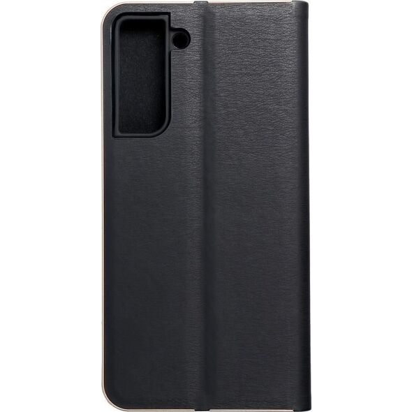 OEM Kabura LUNA Book Gold do SAMSUNG S21 FE czarny 14064924 5903396116896