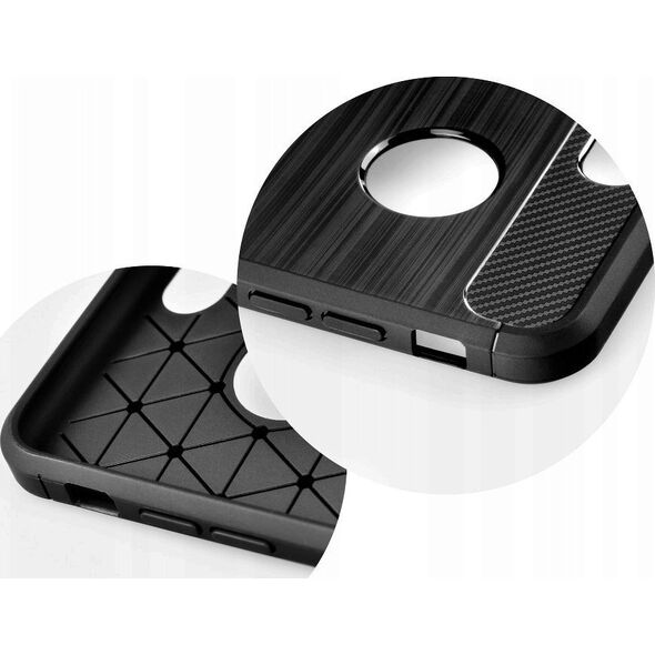 OEM Futerał CARBON do MOTOROLA E13 czarny 14064925 5903396217661