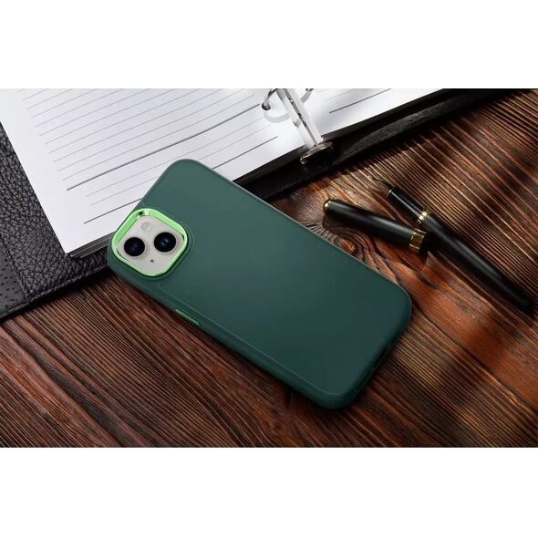 OEM Futerał FRAME do IPHONE 15 Pro zielony 14065046 5903396214639