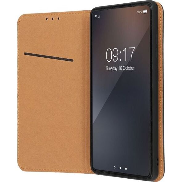 OEM Kabura SMART PRO Book skórzana do IPHONE 15 Pro czarny 14065056 5903396213748