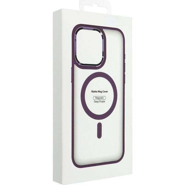 OEM Futerał MATTE MAG COVER kompatybilny z MagSafe do IPHONE 15 Plus fioletowy 14065082 5903396221729