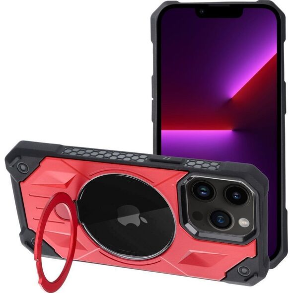 OEM Futerał ARMOR MAG COVER kompatybilny z MagSafe do IPHONE 13 Pro Max czerwony 14065103 5903396219306