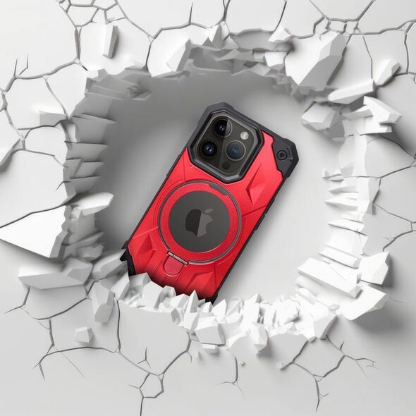 OEM Futerał ARMOR MAG COVER kompatybilny z MagSafe do IPHONE 13 Pro Max czerwony 14065103 5903396219306