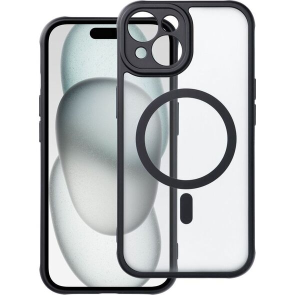 OEM Futerał FULL MATTE MAG COVER kompatybilny z MagSafe do IPHONE 15 czarny 14065109 5903396219498