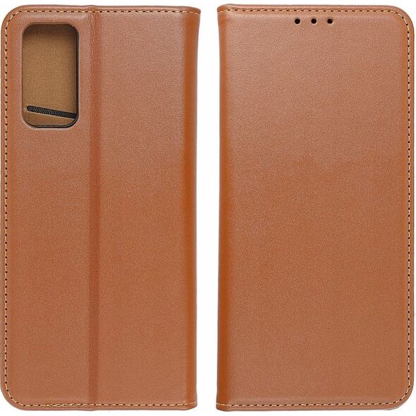 OEM Kabura SMART PRO Book skórzana do SAMSUNG S23 FE brązowy 14065510 5903396260421
