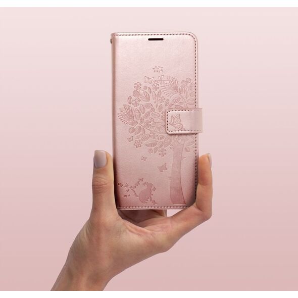 OEM Kabura MEZZO Book do SAMSUNG A35 5G drzewo złoty róż 14065655 5903396268267