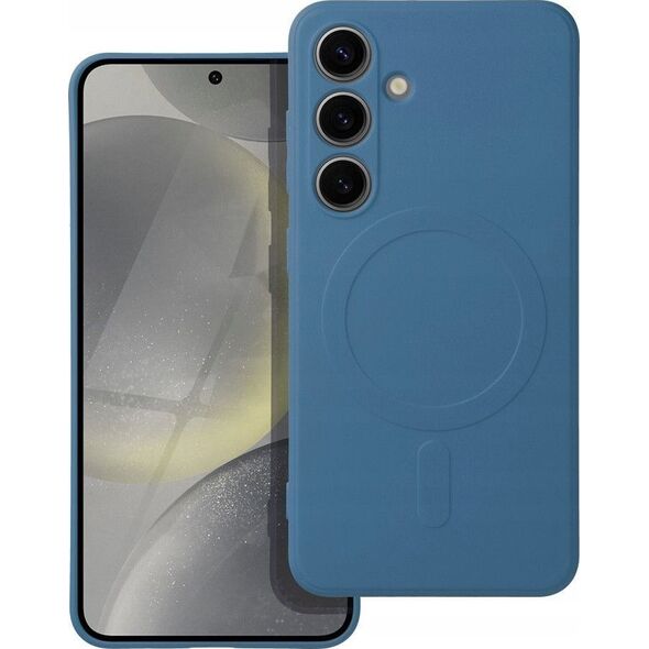 OEM Futerał SILICONE MAG COVER kompatybilny z MagSafe do SAMSUNG S24 niebieski 14065785 5903396272899