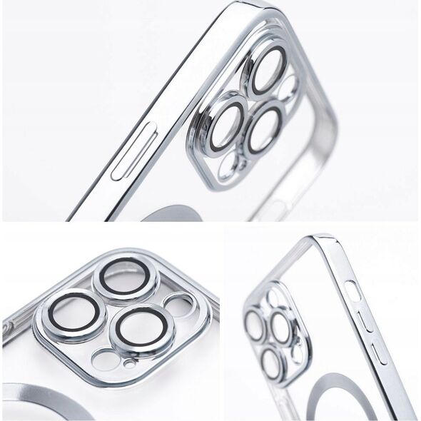 OEM Futerał ELECTRO MAG COVER kompatybilny z MagSafe do SAMSUNG S24 Ultra srebrny 14065786 5903396272851