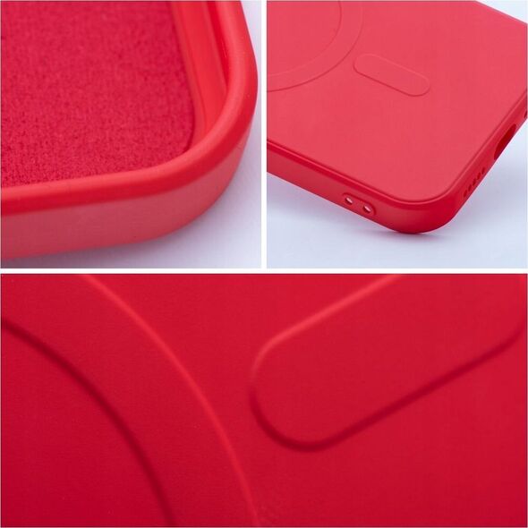 OEM Futerał SILICONE MAG COVER kompatybilny z MagSafe do SAMSUNG S24 czerwony 14065792 5903396272929