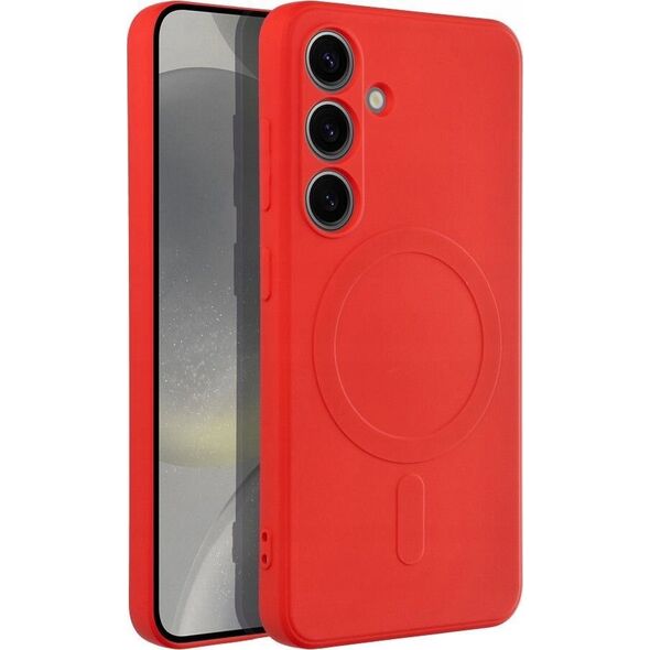 OEM Futerał SILICONE MAG COVER kompatybilny z MagSafe do SAMSUNG S24 czerwony 14065792 5903396272929
