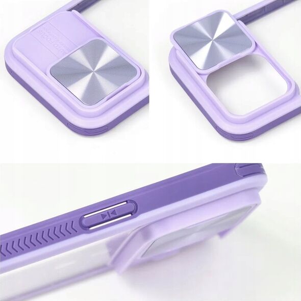 OEM Futerał SLIDER do IPHONE 14 Pro fioletowy 14065826 5903396237911