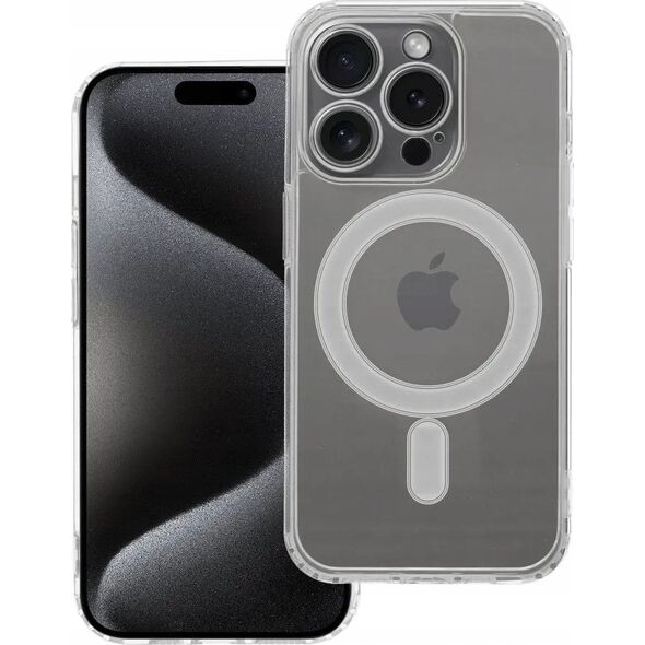 OEM Futerał CLEAR MAG COVER (MID) kompatybilny z MagSafe do IPHONE 15 Pro transparentny 14065844 5903396275548