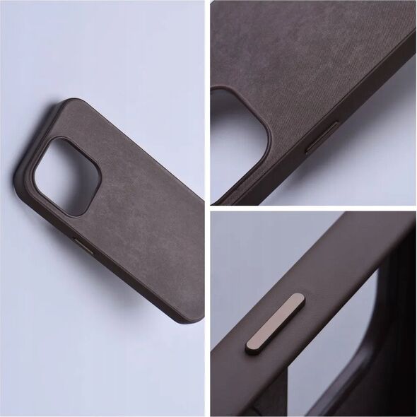 OEM Futerał WOVEN MAG COVER kompatybilny z MagSafe do IPHONE 14 Pro jasny brązowy 14065867 5903396258534