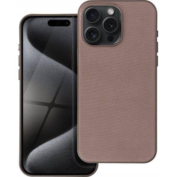 OEM Futerał WOVEN MAG COVER kompatybilny z MagSafe do IPHONE 15 Pro Max jasny brązowy 14065884 5903396258589
