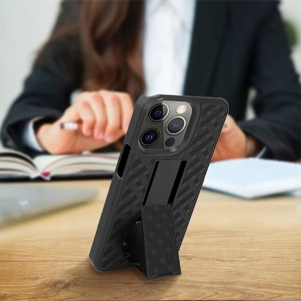 OEM Futerał HOLSTER do IPHONE 15 Plus czarny 14066032 5903396238918
