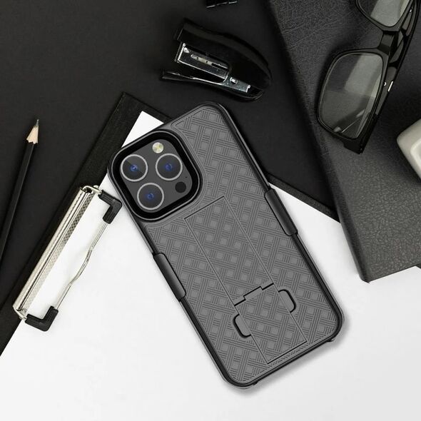 OEM Futerał HOLSTER do IPHONE 15 Plus czarny 14066032 5903396238918