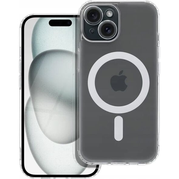 OEM Futerał FROST MAG COVER z ochroną aparatu kompatybilny z MagSafe do IPHONE 13 Pro Max transparentny 14066055 5903396276712
