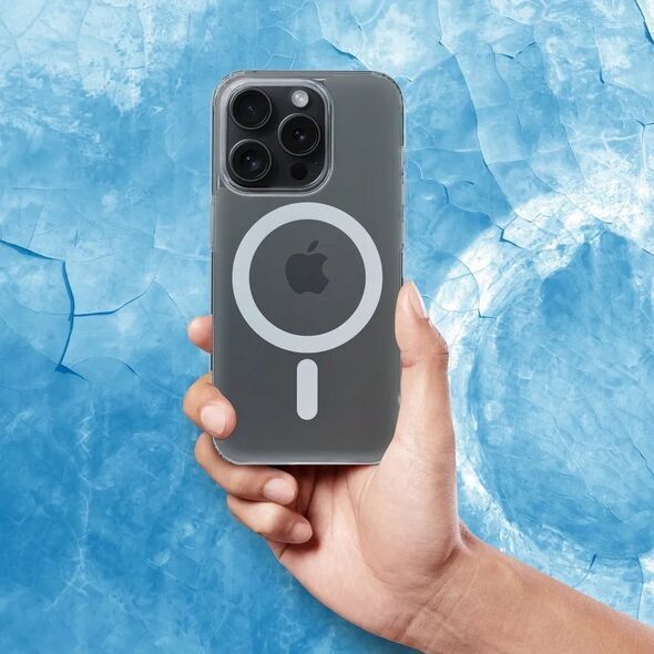 OEM Futerał FROST MAG COVER kompatybilny z MagSafe do IPHONE 14 Plus transparentny 14066059 5903396231759