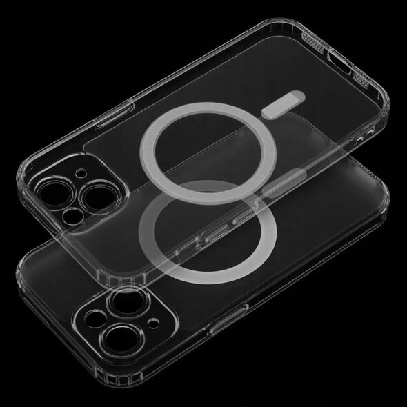 OEM Futerał FROST MAG COVER z ochroną aparatu kompatybilny z MagSafe do IPHONE 13 Pro transparentny 14066063 5903396276705