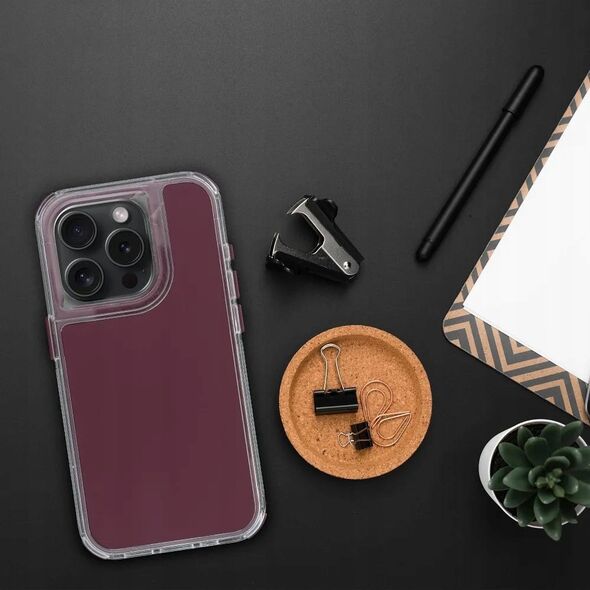 OEM Futerał MATRIX do IPHONE 16 Pro Max purpurowy 14066506 5903396307751